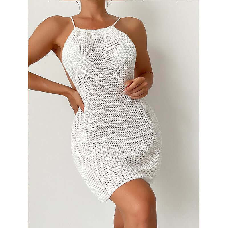 ROBE DE PLAGE AJOUREE